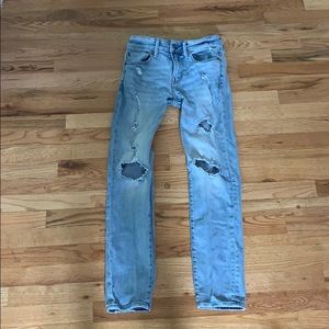American Eagle Ripped Slim Jeans